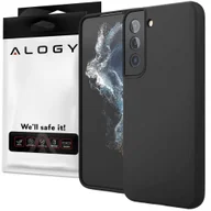 Etui do tabletów - Etui ochronne do telefonu Alogy Thin Soft Case do Samsung Galaxy S22 Plus Czarne - miniaturka - grafika 1