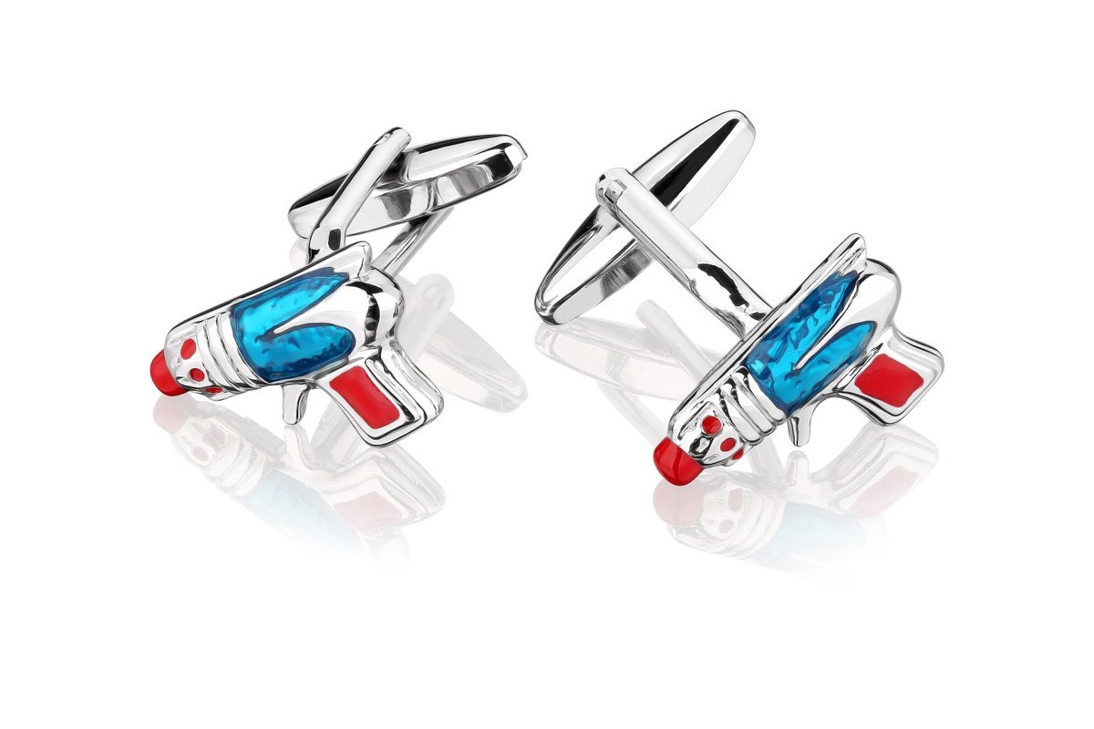 Spinki do mankietów X2 Kosmiczny pistolet