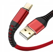 Kable USB - WZMACNIANY KABEL TYP-C QUICK CHARGE DŁUGI 5m 500cm - miniaturka - grafika 1