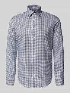 Koszula biznesowa o kroju slim fit z listwą guzikową - Koszule męskie Koszula biznesowa o kroju slim fit z listwą guzikową - Koszule męskie - miniaturka - grafika 1