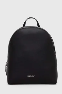 Calvin Klein plecak damski kolor czarny mały gładki - Plecaki - miniaturka - grafika 1