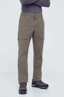 Spodnie sportowe męskie - Columbia spodnie Wallowa Cargo męskie kolor zielony - grafika 1