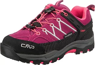 CMP Dziecięce buty trekkingowe Rigel Low Trekking Wp Unisex - dla dorosłych, Berry Pink Fluo, 37 EU, Berry Pink Fluo, 37 EU - Buty dla chłopców - miniaturka - grafika 1