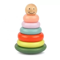 Układanki dla dzieci - Sprytne Zabawki. Drewniana Układanka Sorter Wieża Toys4Edu - miniaturka - grafika 1