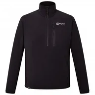 Kurtki męskie - Berghaus Męska kurtka polarowa Prism Micro Polartec z zamkiem do połowy, czarna, XL - miniaturka - grafika 1
