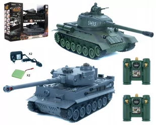 Zdalnie Sterowane Czołgi - BITWA CZOŁGÓW TIGER 1 vs. T-34 - Zabawki zdalnie sterowane - miniaturka - grafika 1