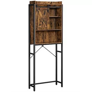 Szafka łazienkowa, stojak na oragniser, do pralki, z małą szafką, stalową ramą, łatwym montażem, - Szafki łazienkowe - miniaturka - grafika 1