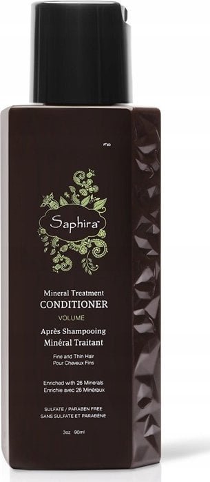 Inoar Saphira Mineral Treatment Volume Conditioner neapsunkinantis kondicionierius plaukams, 90 ml