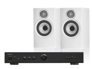 Rotel A10 MKII (czarny) + 607 S3 (biały) - Zestawy stereo - miniaturka - grafika 1