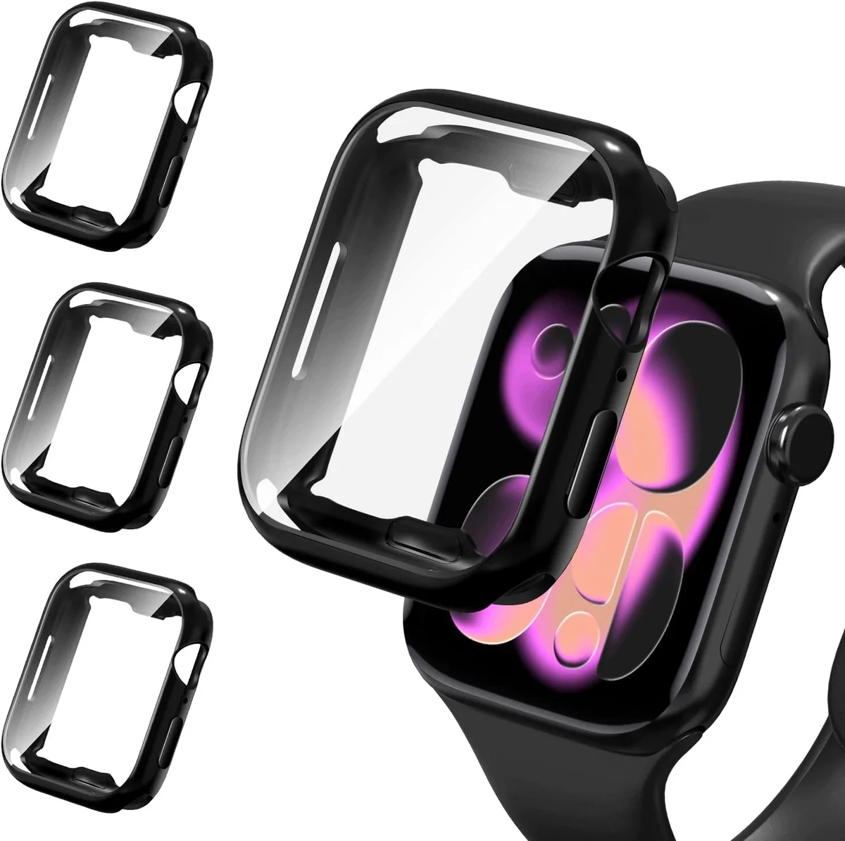 ETUI 3 SZTUKI 46MM POKROWIEC OSŁONA OCHRONNA NA ZEGAREK