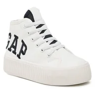 Trampki damskie - Trampki Gap - Jackson Mid Twl GAI501F6TYWHITGP White - miniaturka - grafika 1