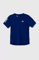 Koszulki dla chłopców - adidas Performance t-shirt dziecięcy kolor niebieski z nadrukiem - miniaturka - grafika 1