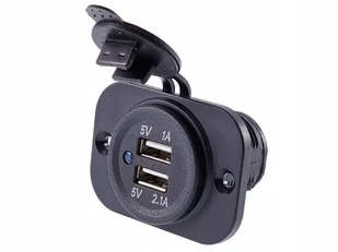 Ładowarka do zabudowy 2x USB 3.1A 12/24V - Ładowarki samochodowe - miniaturka - grafika 1