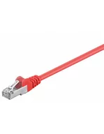 Kable miedziane - Wentronic Patchcord CAT5e SF/UTP 1m czerwony 68032 68032 - miniaturka - grafika 1