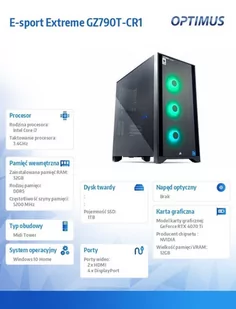 Komputer E-sport Extreme GZ790T-CR1 i7-13700 KF/32GB/1TB/RTX 4070 Ti/W11H - Zestawy komputerowe - miniaturka - grafika 13