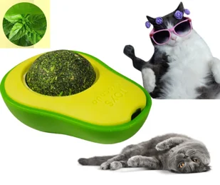 Zabawka dla kota z Kocimiętką Naturalny Przysmak na Samoprzylepnej Bazie - Zabawki dla kotów - miniaturka - grafika 1