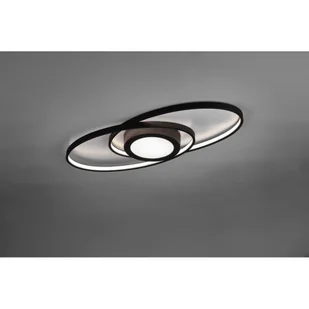 Trio Leuchten Designerska lampa sufitowa antracytowa z 3-stopniowym ściemnianiem LED - Axy - Lampy sufitowe - miniaturka - grafika 1