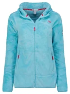 Kurtki damskie - Geographical Norway Kurtka polarowa "Upalood" w kolorze turkusowym - miniaturka - grafika 1