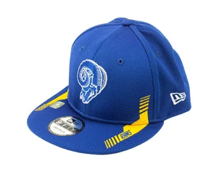Czapka baseballowa New Era EM950 NFL21 Sideline hm Los Angeles Rams M/L - Czapki i chusty sportowe damskie - miniaturka - grafika 1