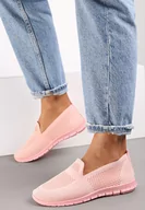 Trampki damskie - Różowe Tenisówki Pasquier - miniaturka - grafika 1