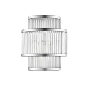 Zuma Line Sergio kinkiet chrom kryształowy W0528-02B-B5AC - W0528-02B-B5AC - Lampy ścienne - miniaturka - grafika 1
