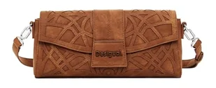 Desigual Women's Accessories PU Shoulder Bag, brązowa, brązowy - Torebki damskie - miniaturka - grafika 1