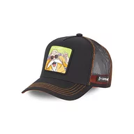 Czapki damskie - [ X ] Capslab Męska i damska Dragon Ball, Czapka Trucker, Awesome Żółw, Oryginalny i autentyczny, czarny, czerwony, pomarańczowy, rozmiar TU, czarny, rozmiar uniwersalny - miniaturka - grafika 1