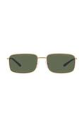 Okulary przeciwsłoneczne - Armani Exchange okulary przeciwsłoneczne męskie kolor beżowy - miniaturka - grafika 1
