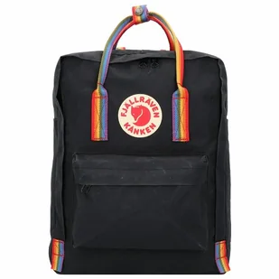 Fjallraven, Plecak, Kanken Rainbow 550-907, czarny, 16L - Plecaki - miniaturka - grafika 8