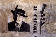 Fototapety - Nice Wall Al Capone - fototapeta FS0079 - miniaturka - grafika 1