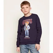 Bluzy dla dziewczynek - Guess Bluza Regular Fit - miniaturka - grafika 1