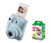 Aparaty natychmiastowe - Fujifilm Instax Mini 12 niebieski + wkłady (20 zdjęć) - miniaturka - grafika 1