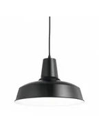 Lampy sufitowe - Ideal Lux Lampa wisząca MOBY SP1 NERO 8021696093659 - miniaturka - grafika 1