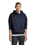 Bluzy męskie - G-STAR RAW Męska bluza z kapturem o regularnym kroju z kieszonką, niebieska (Salute B782-C742), S, niebieski (Salute B782-c742), S - miniaturka - grafika 1