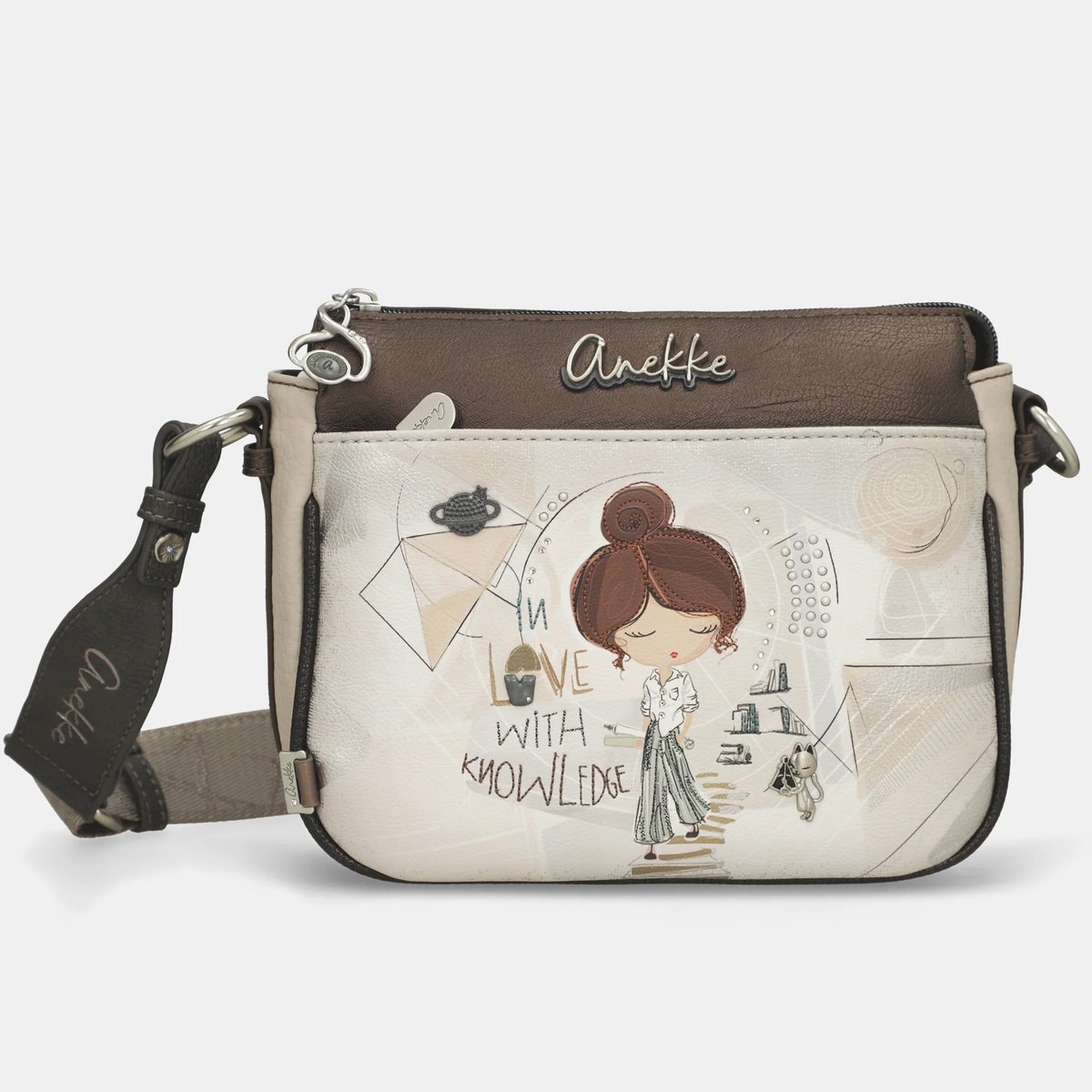 Torebka Damska ANEKKE Torba z nadrukiem Crossbody SOPHIA 42803-062 Kolorowy