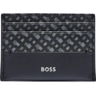 BOSS BLACK Skórzane etui na karty Zair N_ - Etui na dokumenty i karty - miniaturka - grafika 1