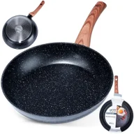 Patelnie - Patelnia granitowa BLACK&WOOD 26 cm - miniaturka - grafika 1