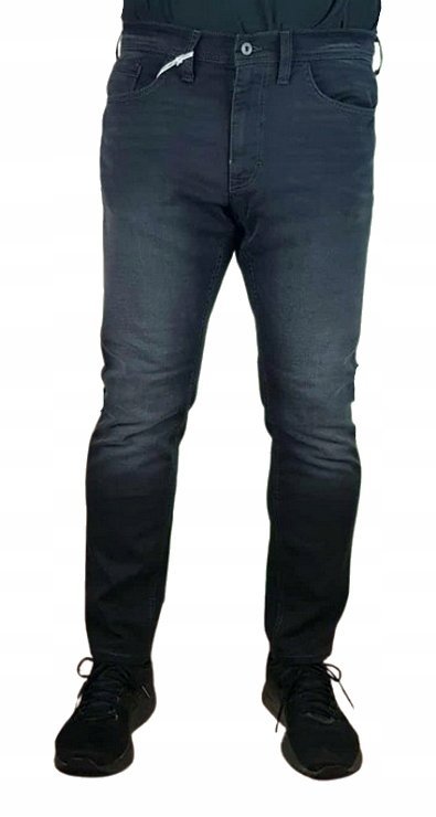 Jeansy Mustang Oregon Slim -1015871-4000-503- Low Relaxed - czarne -W38/L30