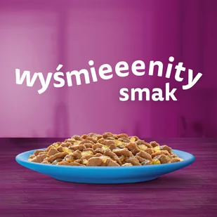 WHISKAS Adult saszetki 40 x 85 g Rybne Przysmaki - mokra karma dla dorosłego kota, w galaretce + WHISKAS Adult saszetki 40 x 85 g Klasyczne Posiłki - Mokra karma dla kotów - miniaturka - grafika 4