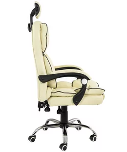 Fotel biurowy, krzesło biurowe Fotel biurowy Artnico Seli 1.0 kremowy - Fotele i krzesła biurowe - miniaturka - grafika 5