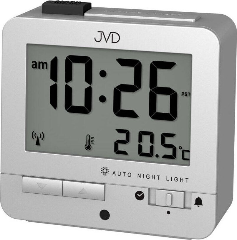 JVD Zegar budzik RB9401.1 drzemka czujnik