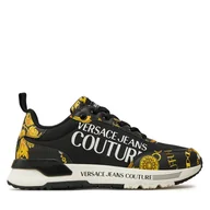 Sneakersy damskie - Sneakersy Versace Jeans Couture Dynamic 77VA3SA3 Czarny - miniaturka - grafika 1