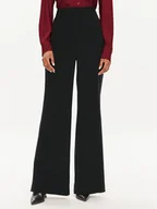 Spodnie damskie - Calvin Klein Spodnie materiałowe K20K207155 Czarny Wide Leg - miniaturka - grafika 1