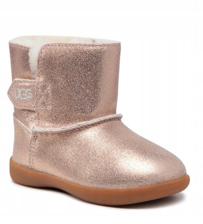 Ugg Śniegowce Dziecięce Różowe Skórzane 18 Ż1E