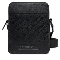 Torby męskie - Saszetka Tommy Hilfiger Th Monogram Mini Preporter AM0AM13210 Czarny - miniaturka - grafika 1