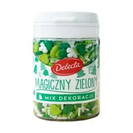 Dodatki do ciast w proszku - Delecta Dekoracje posypka Magiczny Zielony 55 g - miniaturka - grafika 1
