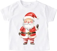 Koszulki dla dziewczynek - Koszulka z mikołajem dla dziecka santa91 - miniaturka - grafika 1