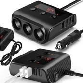 Ładowarki samochodowe - 2 x Rozdzielacz Gniazda Zapalniczki 12V 24V 4X Usb Ładowarka Samochodowa - miniaturka - grafika 1