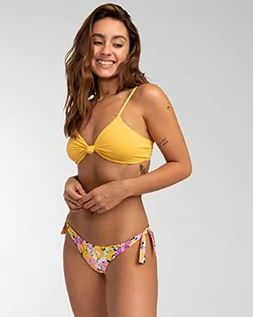Koszulki i topy damskie - Billabong damski trójkątny top bikini żółty XL/14 - grafika 1