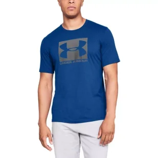 Koszulka męska Under Armour BOXED SPORTSTYLE SS - Koszulki sportowe męskie - miniaturka - grafika 1